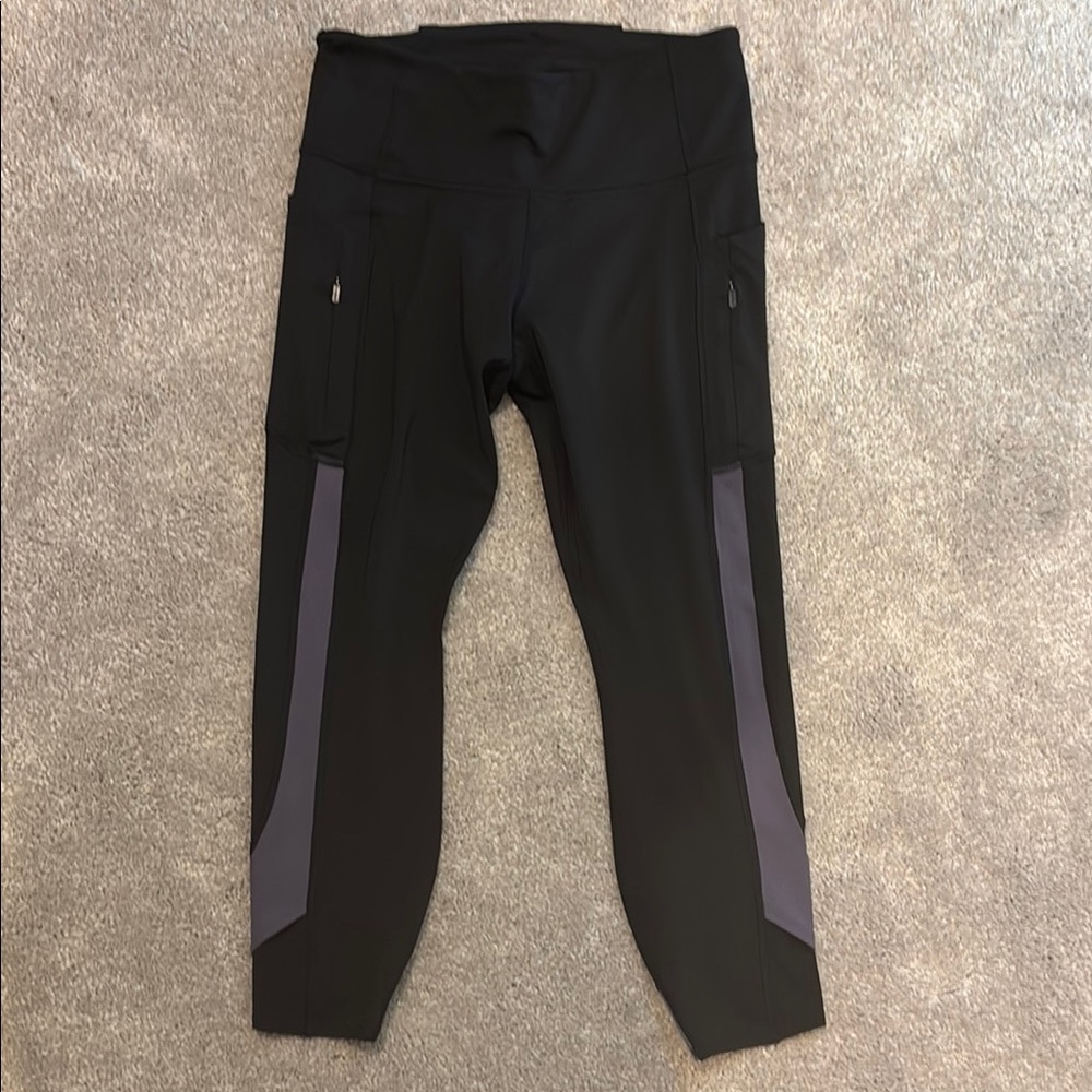 Athleta Black Ultimate Stash Craft Tights